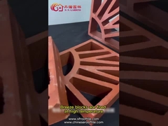 Terrakotta-rote Clay Hollow Bricks Outdoor Screen-Wand-Brisen-Blöcke