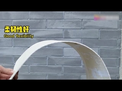 Außerhalb keramischen ahmen Sie Holzoberfläche nach, die flexible Wand errichtendes dekoratives Material mit Ziegeln deckt