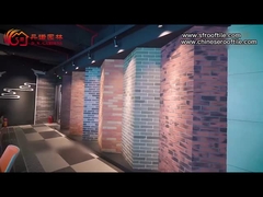 Nachgemachte hölzerne Fliese Korn MCM Clay Tile Environmentally Flexible Wall