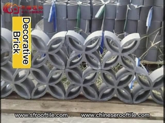 Dekorative Terrakotta blockiert hohle Clay Bricks For Building Shadow-Wand