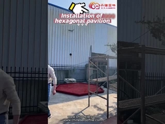 Chinesischer hölzerner Gazebo-kundengerechter Größen-Hinterhof-hölzerner Pavillon