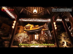 Asiatischer Pavillon-Unglazed Chinese Clay Roof Tiles Grey Mold Matt Temple Flat