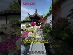 Handgefertigter chinesischer Holzpavillon für den Außenbereich, unglasierter quadratischer Gartenpavillon