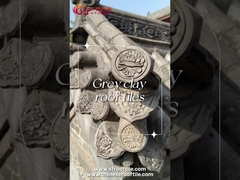 Feuerdichte Graufarbe Chinesische Lehmdachfliesen Für China Tempel Pagode Garten Gebäude