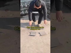 Nicht verglasterte Lehm Flachdachfliesen für Garten Pavillon Kunst Trennwände und Hintergrund Wanddekoration