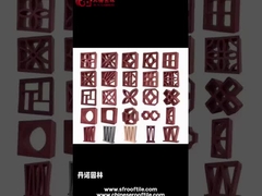 Wanddekoration aus Terrakotta Hohlblöcke gegen Brise Frostbeständigkeit