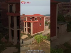 Spalten von Ziegelklinkerfliesen für Hausfassaden