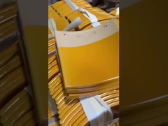 Antike gelb glasierte Fliesen für das Design von chinesischen Tempeldächern