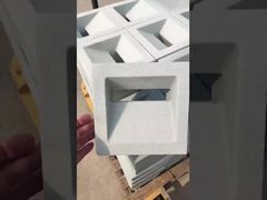 Leichte weiße Zement-Dekorationswandblöcke