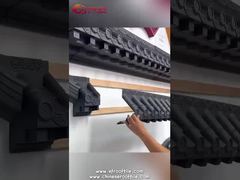 Leichte Dachziegel aus PP-Kunststoff im traditionellen chinesischen Stil mit Firstverzierung