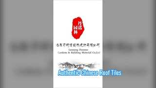 Authentic Chinese Roof Tiles for Traditional Garden Design, 
