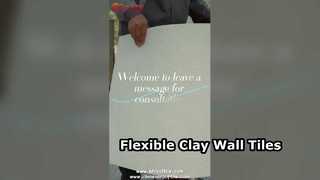 Flexible Tonfliesen für atemberaubende Wände