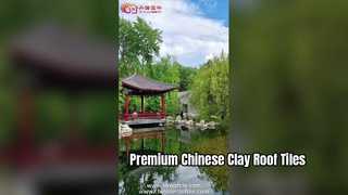 Chinesische Tondachziegel für Tempel und Privathäuser