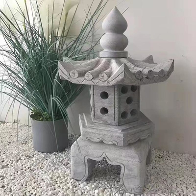 Qualität  Large Grey Outdoor Stone Lantern Granite Pagoda Japanese Garden Ornaments Fabrik