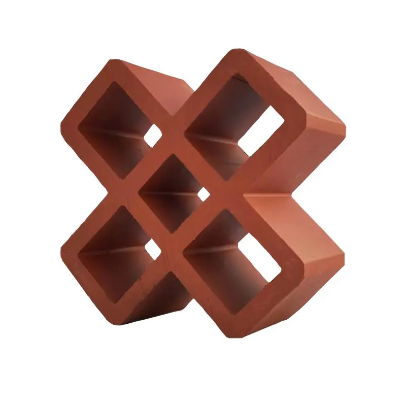 Frostwiderstand Terrakotta-Wand-Brise blockiert roten Garten dekorativen Clay Brick