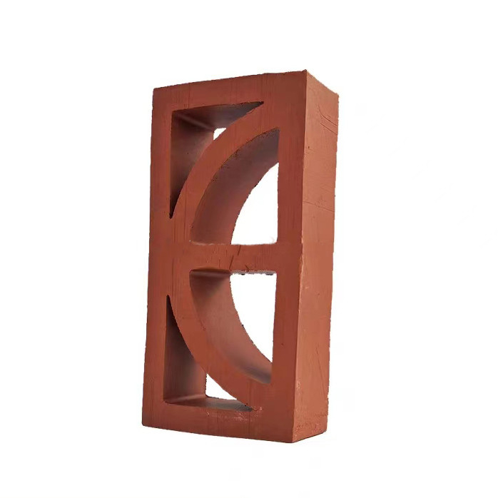 Natürliche Terrakotta Hohle Tonblöcke Ziegel Baustoff Wandplatten Dekorative Brise