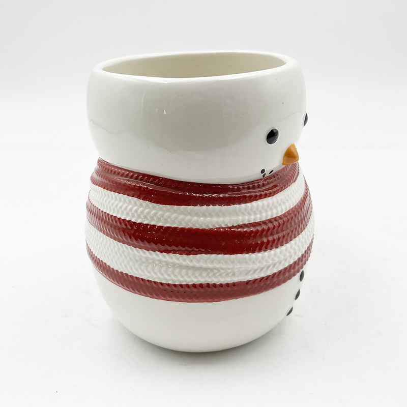Weihnachtsserie Kaffee Wasser Milch Schneemann Tasse Süße Weihnachtsbecher Keramikbecher für Geschenke Heimdekoration