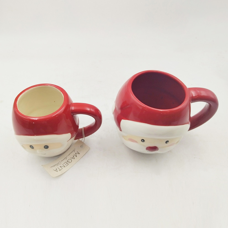 Süße, kundenspezifische Keramiktiere 3D-Gesichtsbecher, handgemalt, neuartige Kaffeetasse zum Geschenk, Hausrestaurant