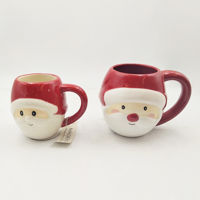 Süße, kundenspezifische Keramiktiere 3D-Gesichtsbecher, handgemalt, neuartige Kaffeetasse zum Geschenk, Hausrestaurant