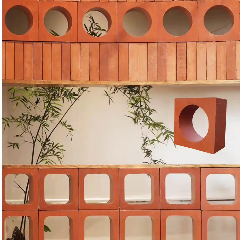Leichte Installation und minimale Wartung Terrakotta-Brisenblöcke für einfaches Design