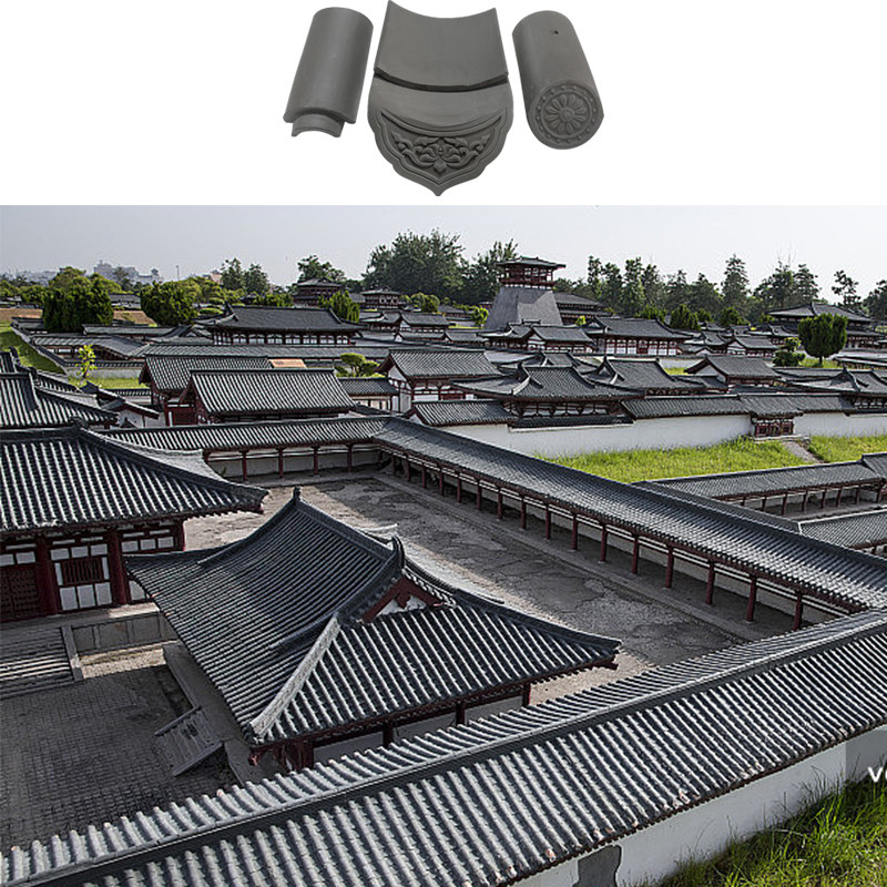 Chinesische Grauton-Dachfliesen Langlebig Wetterbeständig für traditionelle Dächer Modernes Dachdesign