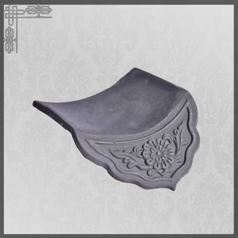 Hochwertige Handwerkskunst Chinesische Grauton-Tachfliesen Klassisches Design Ideal für traditionelle Architektur