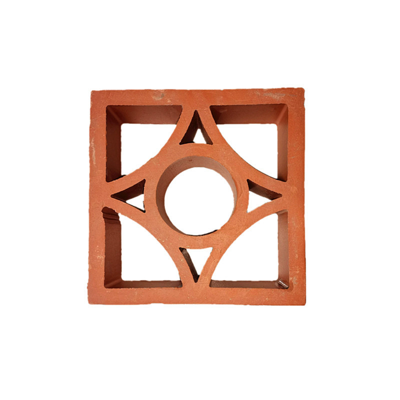 Feuersteinfeuerfestes Leichtgewicht Modernes Design Innenhof Hohler Ton Hohler Terrakotta Breeze Block