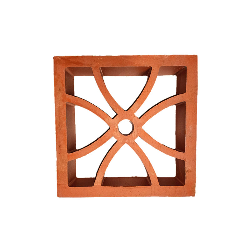 Feuersteinfeuerfestes Leichtgewicht Modernes Design Innenhof Hohler Ton Hohler Terrakotta Breeze Block