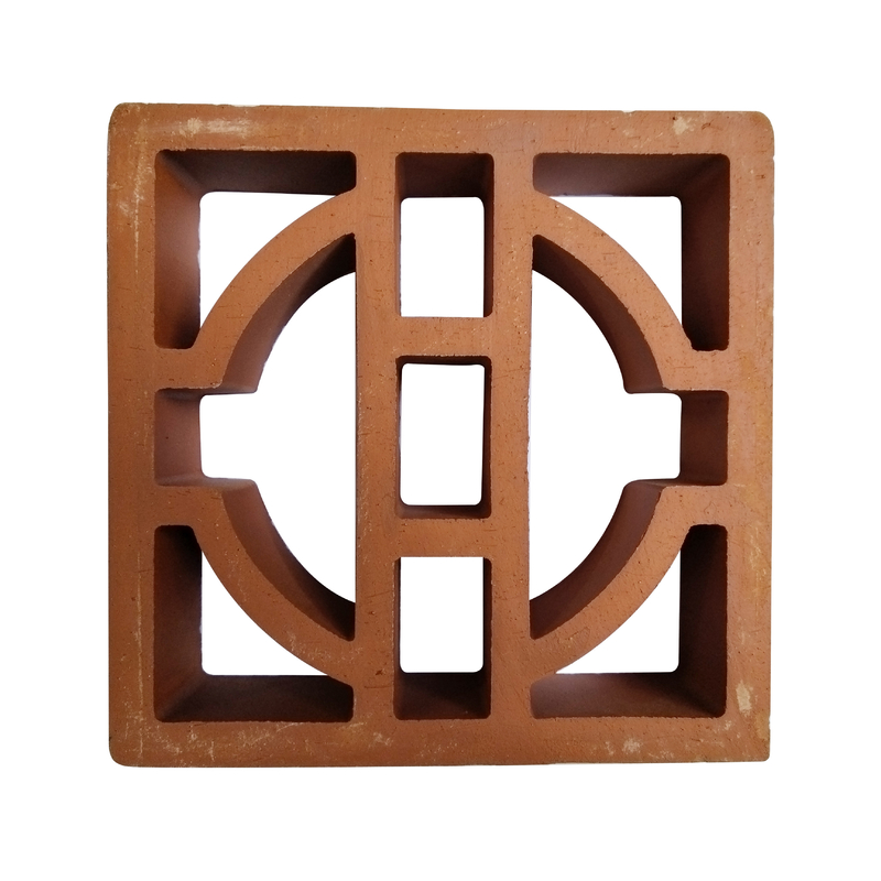 Feuersteinfeuerfestes Leichtgewicht Modernes Design Innenhof Hohler Ton Hohler Terrakotta Breeze Block