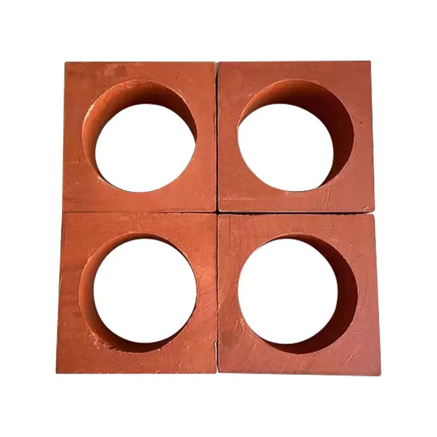 Hochwertige Lehmziegel Baumaterialien Rote Brise Block Bausteine Schnelle Lieferung