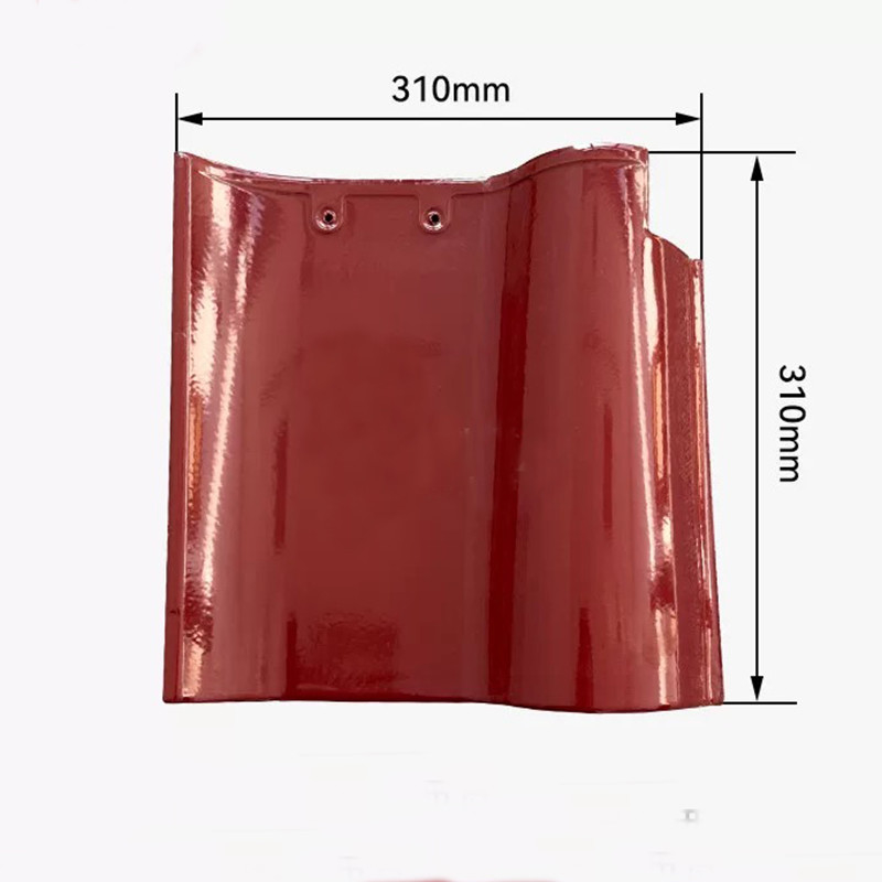 Premium S-Kurve Spanische Dachfliesen Klassiker Rot Hochwertige Keramik Wetterbeständiges Design Perfekt für traditionelles Zuhause