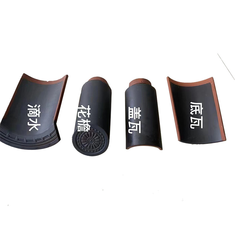 Feuerdicht lebenslanges Baumaterial im chinesischen Stil Traditionelle Dachfliesen Japan altes Haus Antike Dachplatte