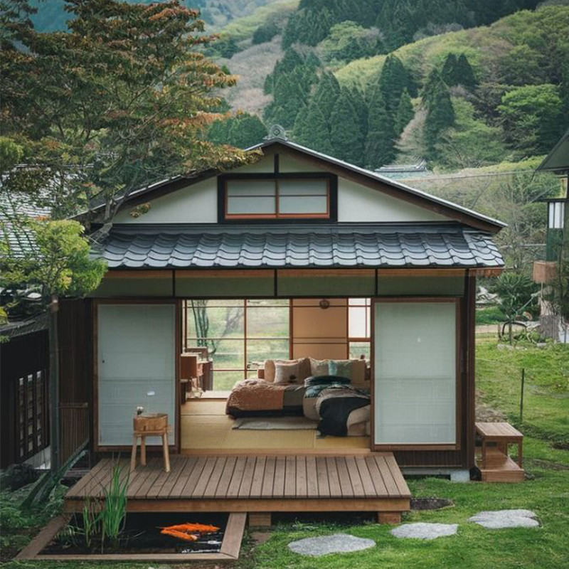 Japanische Dachfliesen Traditioneller Kawara-Ton aus grauer Ton für langlebige ästhetische Hausdecken