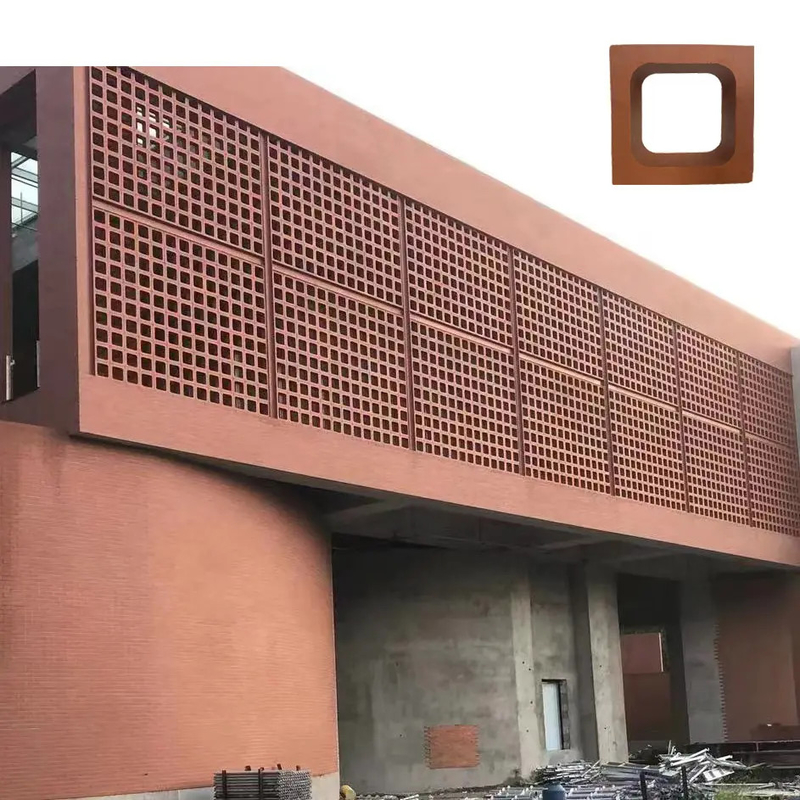 Klassische Mustergestaltung Wandverkleidung Dekor Terrakotta Zement Belüftung Breeze Block