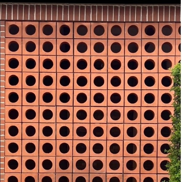 Klassisches Design Handgefertigte Terrakotta-Gartenwandblöcke für Außenfassaden und Wände