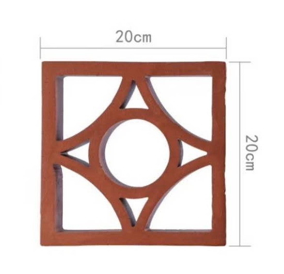 1100N Kompressionsbeständigkeit Dauerhafte Feuerziegel für Brise Zementziegel Zaun Design