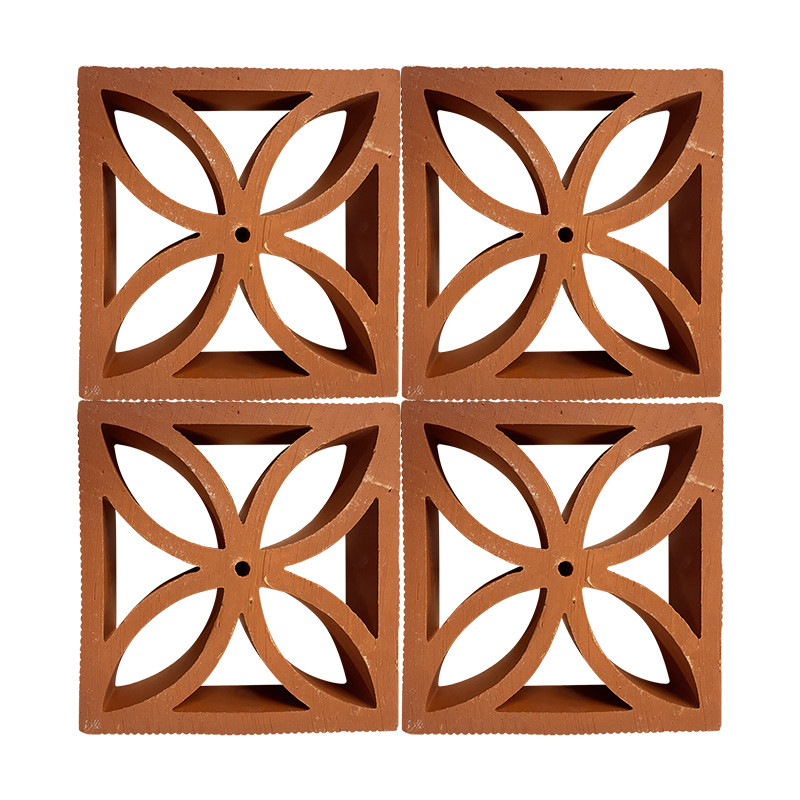 Klassische dekorative Hohlziegel Gartenzäune Brieseblock mit kompliziertem Design