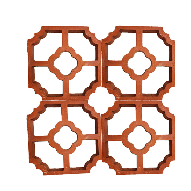 Klassische dekorative Hohlziegel Gartenzäune Brieseblock mit kompliziertem Design
