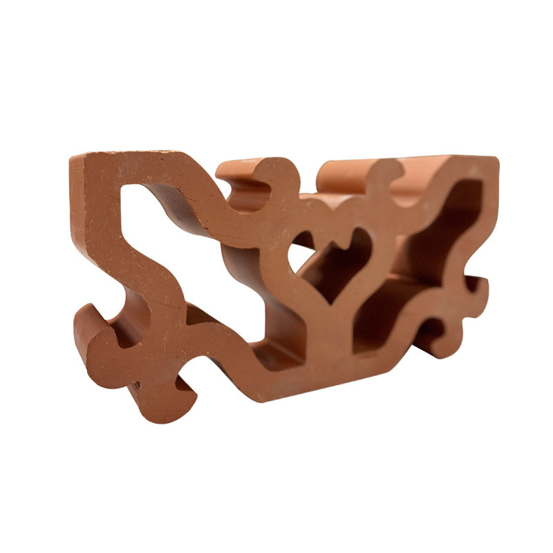 Bauklei Rotbrise Block Dekorativ Perforierten Ziegeln Wand Trennwand