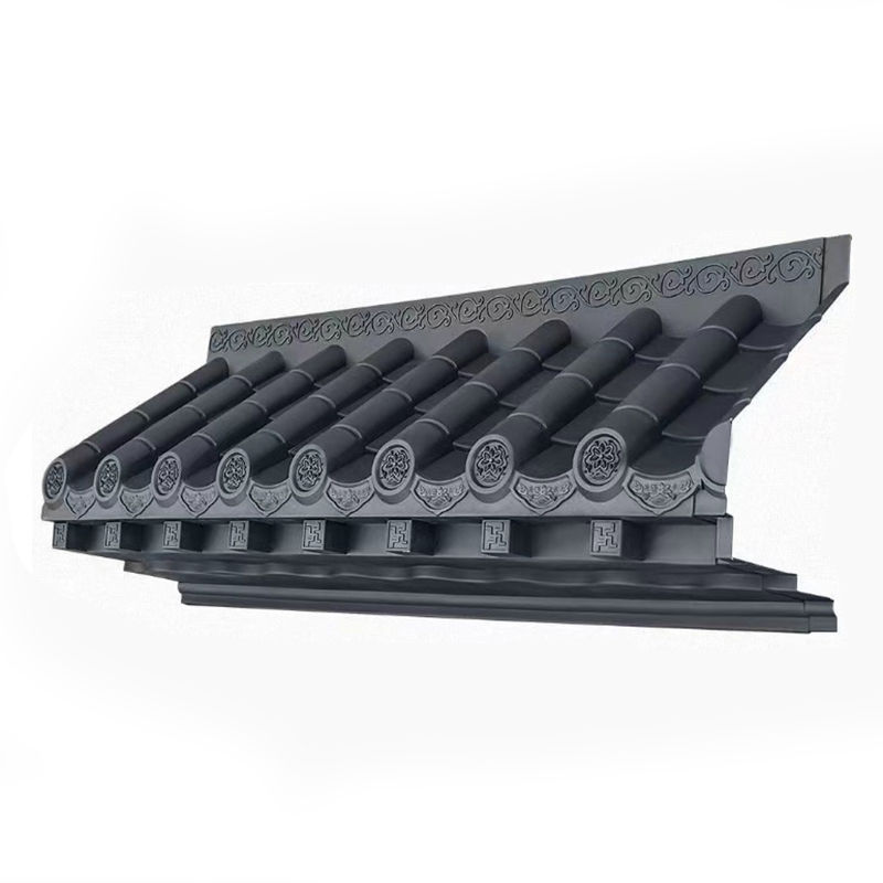 Polypropylen Dekorationsdach Zaun Restaurant Dachdecken Kunststoff Dachfliesen im japanischen Stil