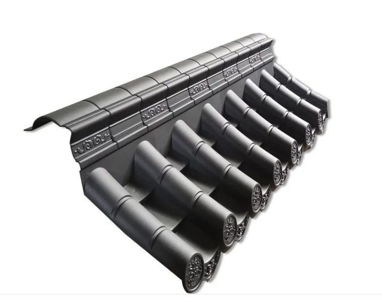 Großhandel aus Kunststoff japanischer Stil Dachfliesen Dachplatten für Gartenzaun Wanddekoration