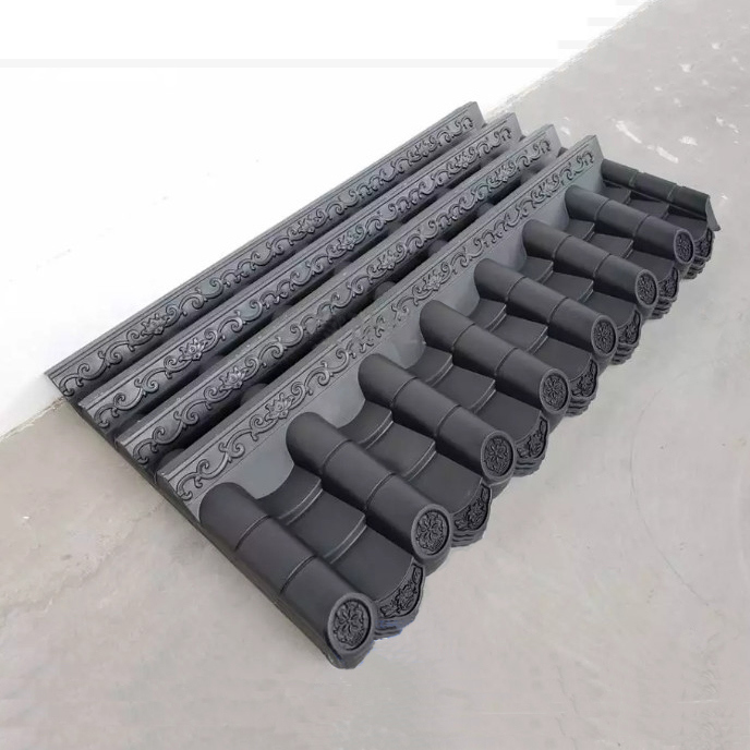 Großhandel aus Kunststoff japanischer Stil Dachfliesen Dachplatten für Gartenzaun Wanddekoration