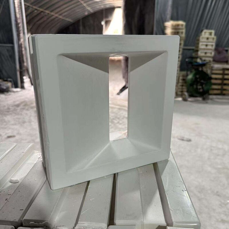 Moderner geometrischer Muster Beton Sichtschutz Block Wand Trennwand Betonblock Architekt Fassade Sichtschutzwand