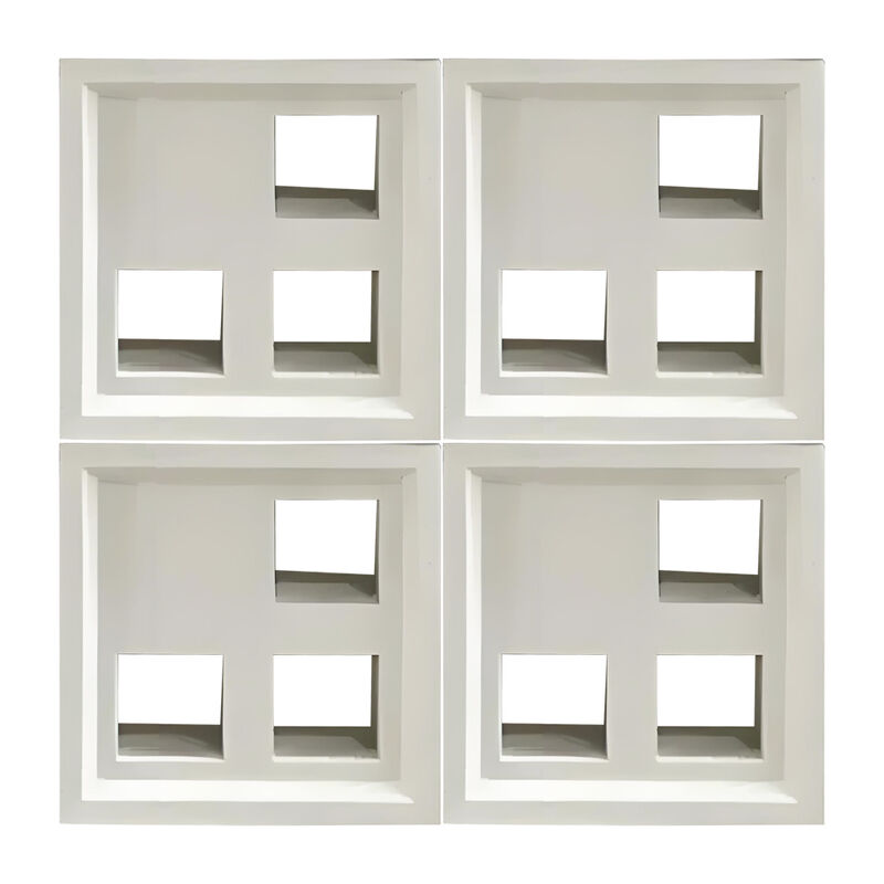 Zement-Hohlblocksteine Wand Dekor Ziegel für Innenarchitektur und Außendekoration