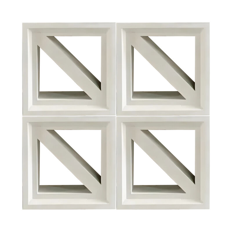 Außenwand Innen Außen 200 * 200 mm Villa Dekoration Hohlbeton Ziegel Beton Windblöcke