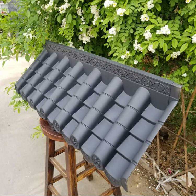 Leichte PP-Plastik-Dachfliesen Chinesischer Stil Antike Dachfliesen Plastik-Dachdeckung Einfache Installation