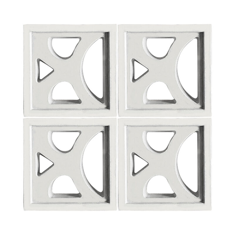 Quadratischer Zement-Breeze-Block zur Abschirmung, Belüftung, gesinterte Feuerziegel, hohle Wand, dekorative Ziegel