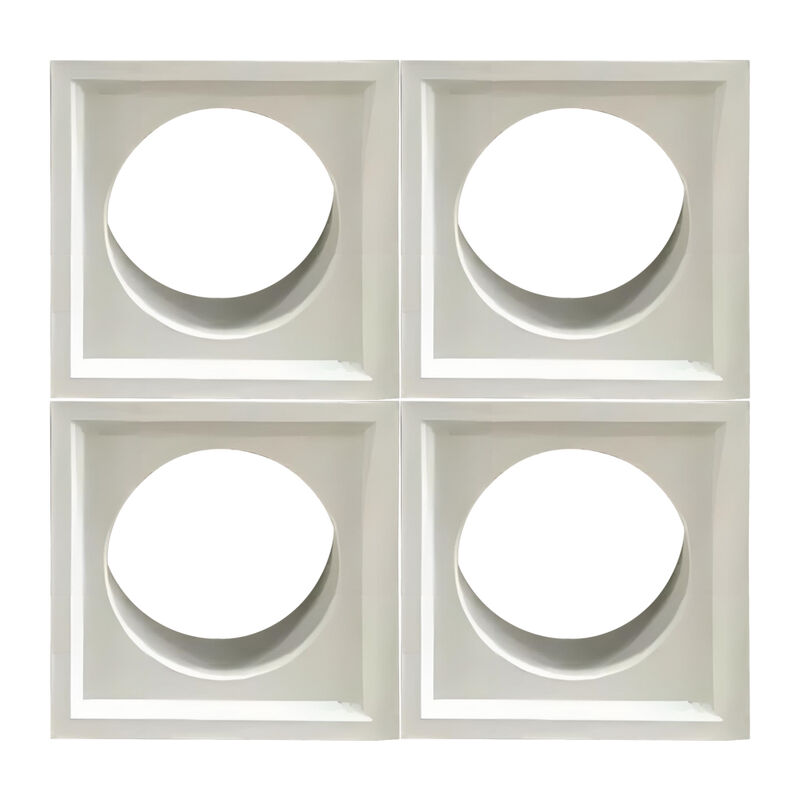 Beton-Bildschirm-Block Zement Hohles Gitter ZiegelBwindblock Innere Außenseite Trennwände Wandverkleidung