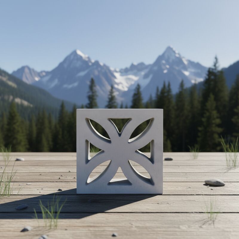 Dekorative Bildschirmblöcke Zement Hohlgitterziegel für stilvolle Innenräume / Innenwände und Akzentwände