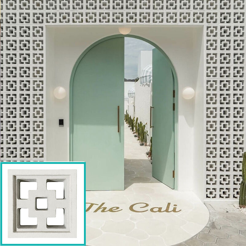 Ventilierte Privatsphäre Wandziegel Betonbrise Blocks Architektur gekrümmter Brise Block für Balkone & Stadthaus